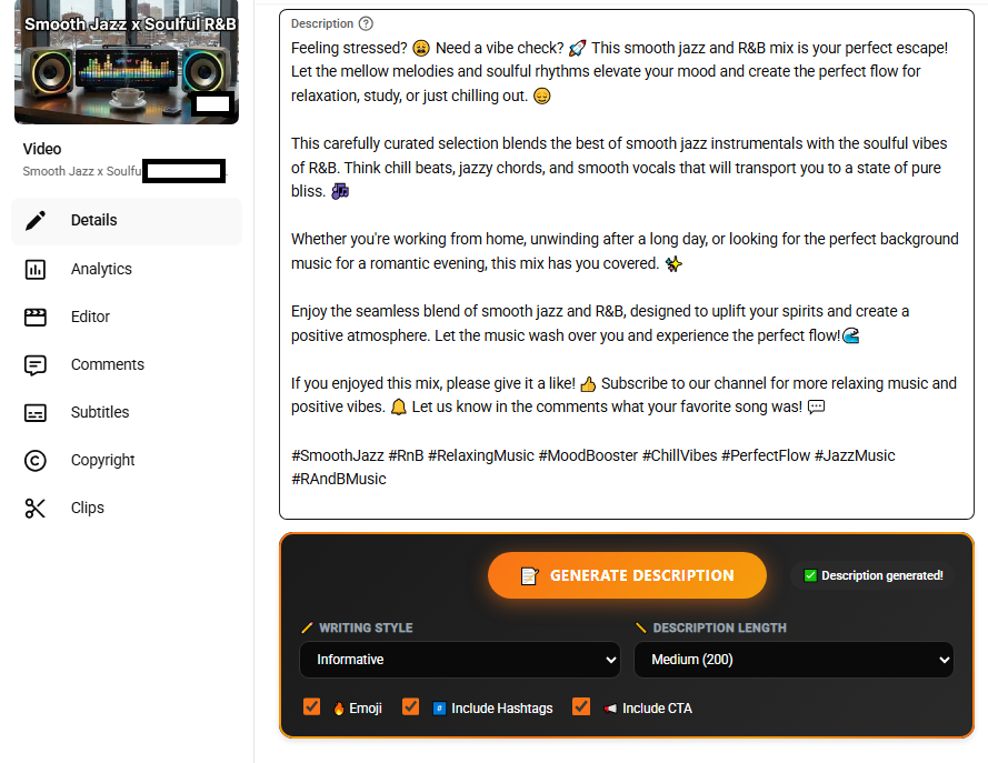 Generate Description